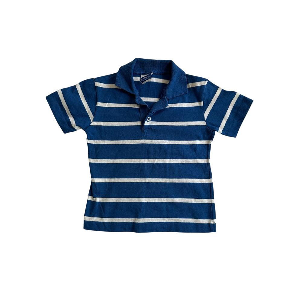 Vintage Challenger Striped Polo Shirt
